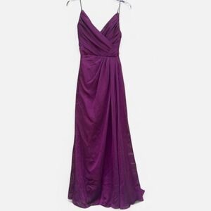 Purple‎ Jim Hjelm formal occasion long elegant prom dress